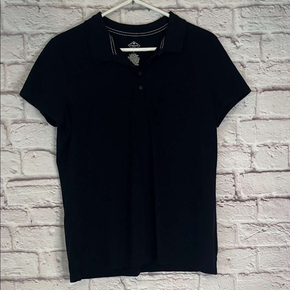 St. Johns Bay Classic Black Polo Shirt